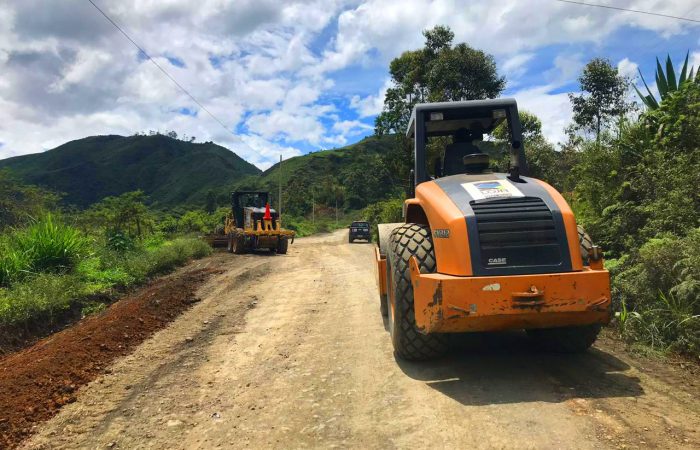 Mantenimiento permanente en la vía Chinchas – Zambi