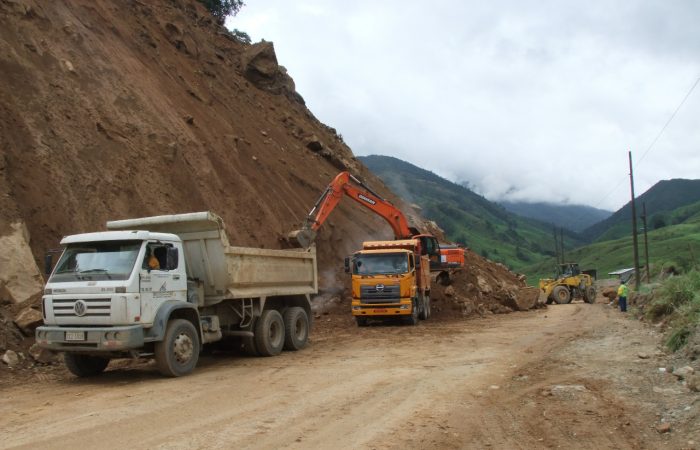 Vía Loja – Zamora parcialmente habilitada al tránsito vehicular