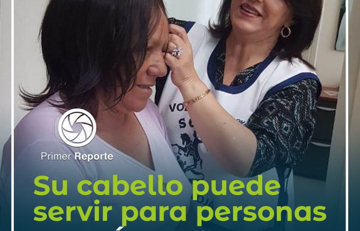 Su pelo aún puede servir para personas con cáncer