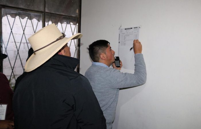 Jornada de sufragio culmina con normalidad en San Pablo de Tenta
