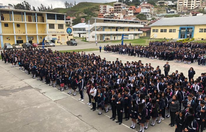 Culminan jornadas de prevención de drogas en Colegio Beatriz Cueva de Ayora.