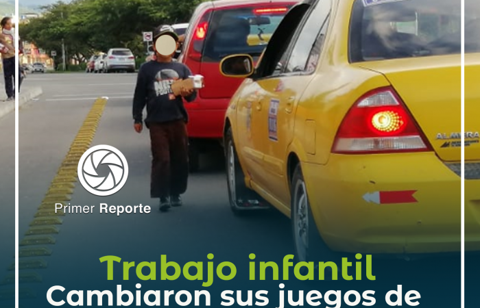 Cambiaron sus juegos de niños por la venta informal