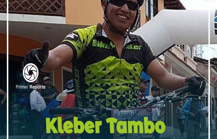 Kleber Tambo recorrerá 1300 km en bicicleta   