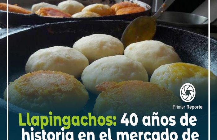 Los llapingachos con 40 años de historia en el mercado San Sebastián