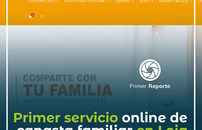 Primer servicio online de canasta familiar en Loja