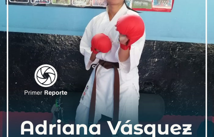 Adriana Vásquez y su fortaleza en el Karate do