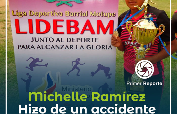 Michelle hizo de un accidente un don deportivo