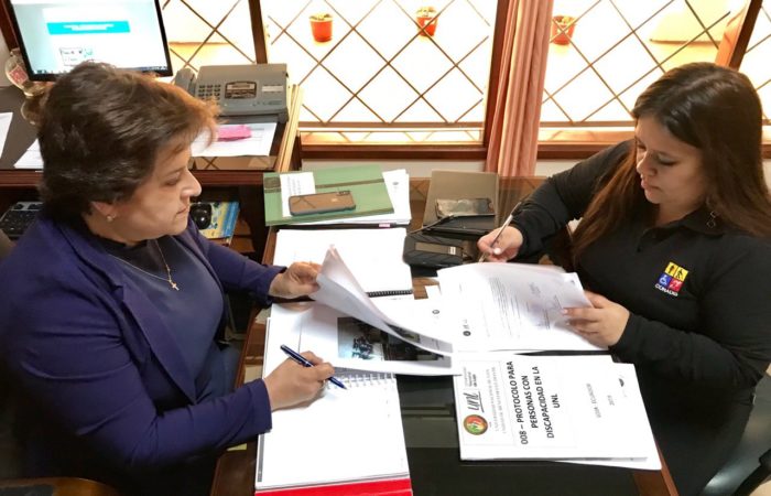 El CONADIS visitó la Unidad de Bienestar Universitario de la UNL