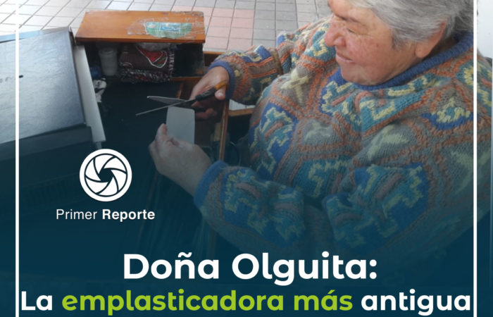 Doña Olguita, la plastificadora más antigua de La Catedral
