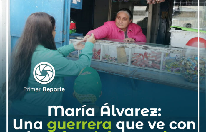 María Álvarez: Una guerrera  que ve con los ojos del corazón