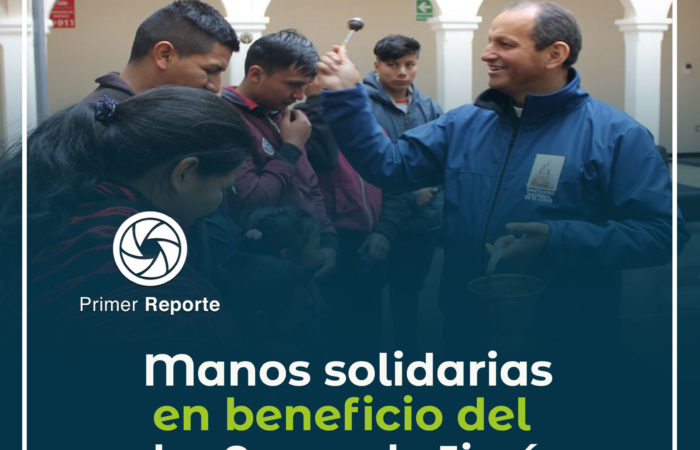 Manos solidarias en beneficio del padre Armando Jiménez
