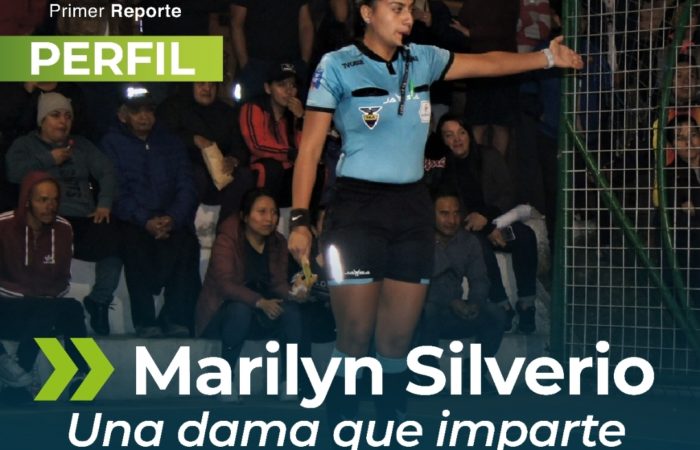 Marilyn Silverio, una dama que imparte justicia en el fútbol