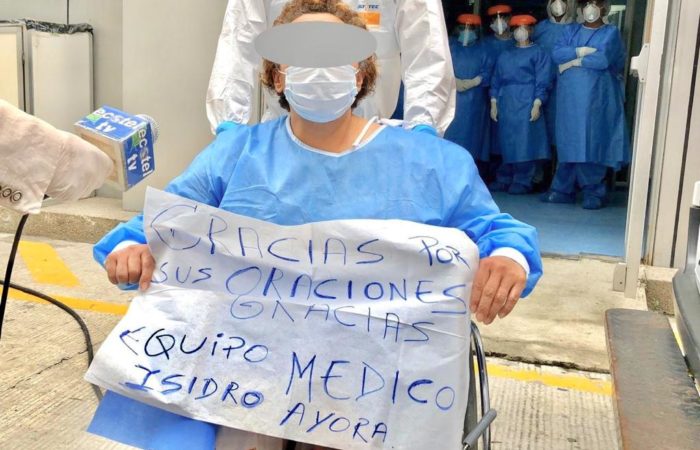 PACIENTE CERO FUE DADA DE ALTA EN EL HOSPITAL ISIDRO AYORA DE LOJA