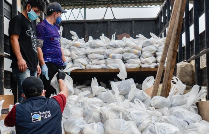 8.000 kits alimenticios se entregan en la provincia