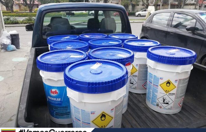 FEDELOJA adquiere alrededor de 7000 dólares en insumos químicos para mantenimiento de piscina