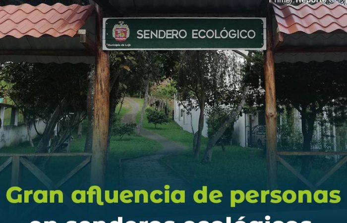 Gran afluencia de personas en senderos ecológicos