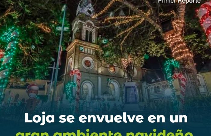 Loja se envuelve en un gran ambiente navideño.