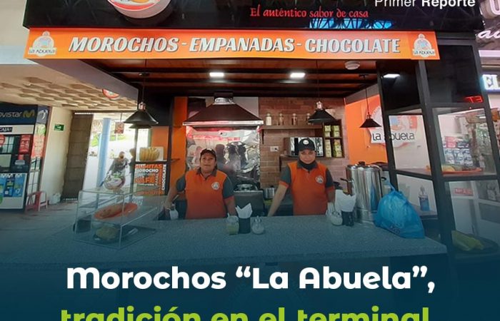 Morochos “La Abuela” tradición en el terminal terrestre.