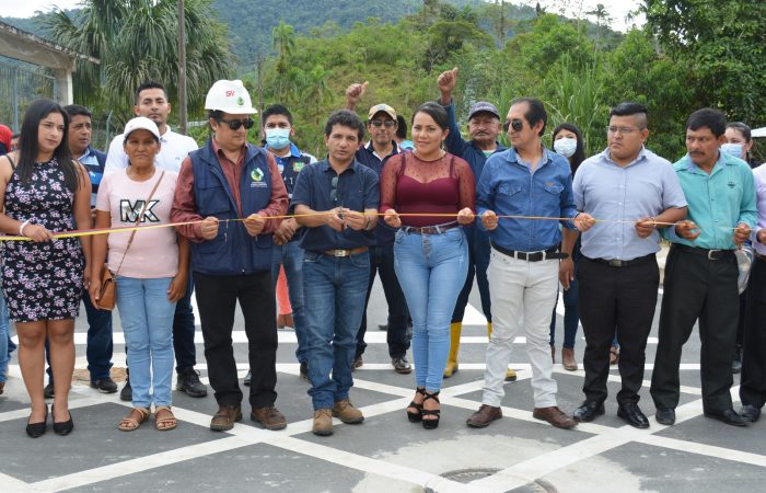 Calles asfaltadas de Bellavista fueron entregadas para el mejoramiento de su ornato