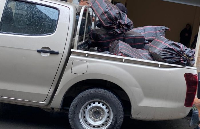 Paquetes con droga en el centro de Loja