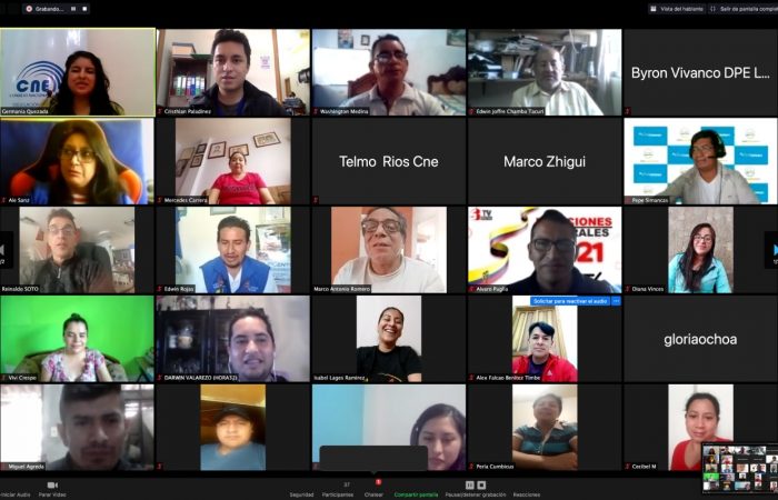 Periodistas se capacitan para la jornada electoral