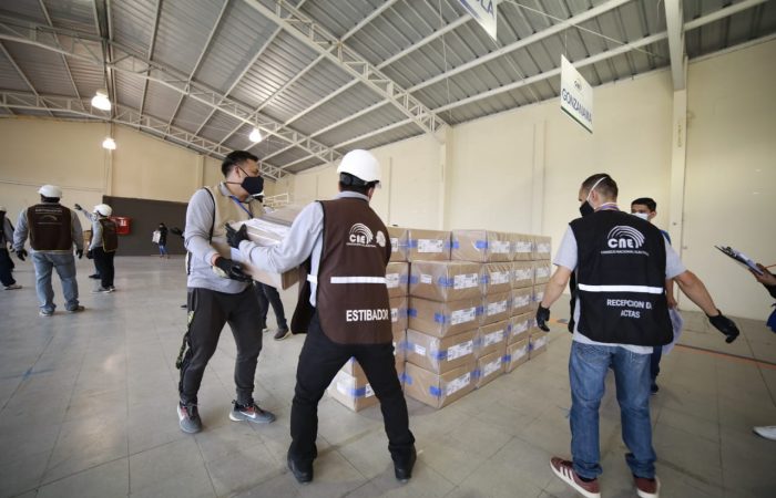 Los 1 278 paquetes electorales ya están en Loja