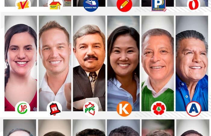 Dieciocho candidatos aspiran la presidencia del Perú