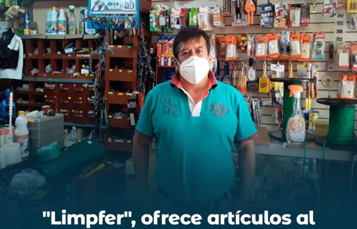 “Limpfer”, ofrece artículos al por menor en ferretería y limpieza