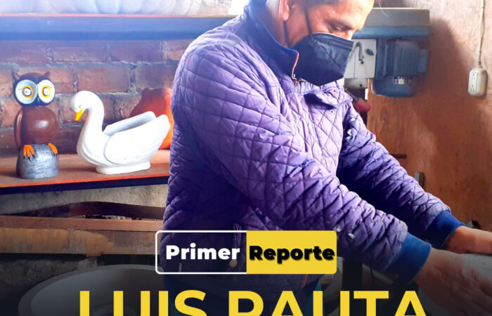 Luis Pauta, un artista con el cemento.
