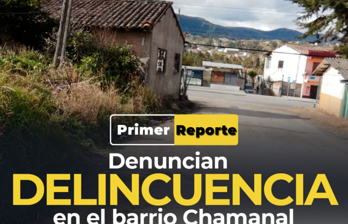 Denuncian delincuencia en el barrio Chamanal