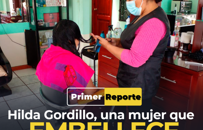 Hilda Gordillo, una mujer que embellece en Loja