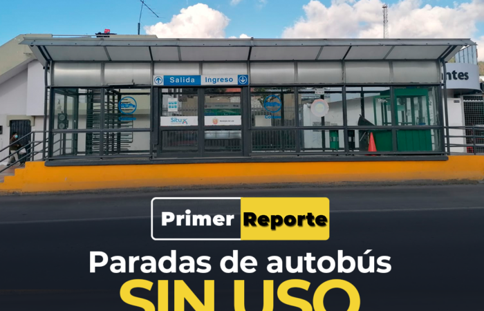 Paradas de autobús sin uso en Loja