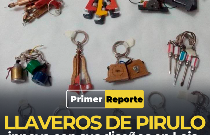 Llaveros de Pirulo, innova con sus diseños en Loja