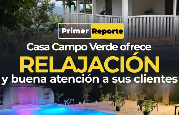 Casa Campo Verde ofrece relajación y buena atención a sus clientes
