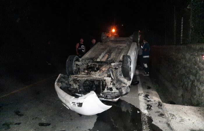 Dos heridas en accidente en la vía a Vilcabamba