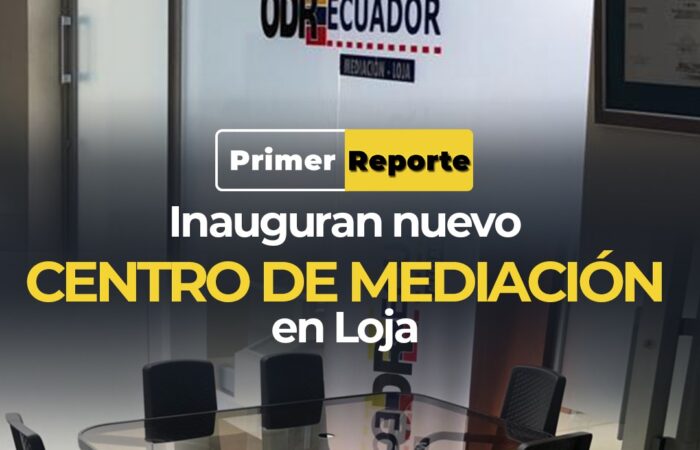 Inauguran nuevo centro de mediación en Loja