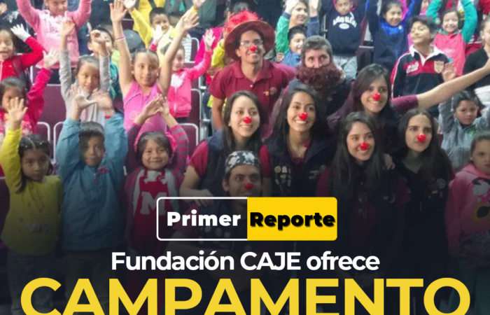 Fundación CAJE ofrece campamento Vacaciones Felices 2022
