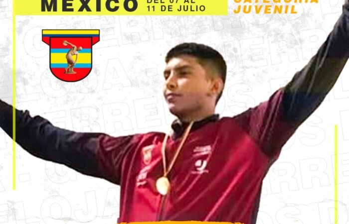 Luchador Lojano Jhon Zambrano En Panamericano Juvenil En México.-