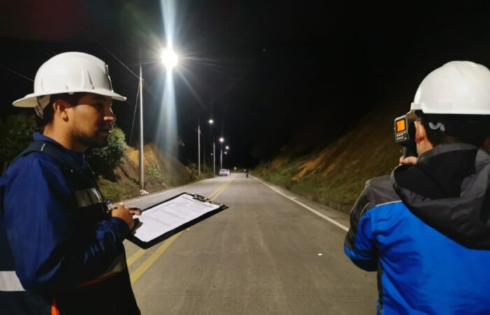 EERSSA SUPERVISA QUE OBRAS DE ALUMBRADO PÚBLICO CUMPLAN CON ESTÁNDARES DE CALIDAD