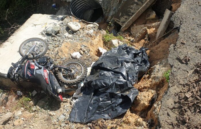 Murió al accidentarse en una motocicleta