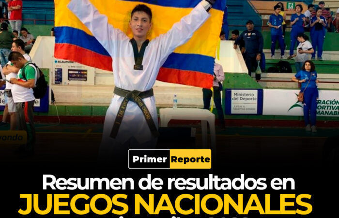 Resumen Resultados Juegos Nacionales Prejuveniles 2022