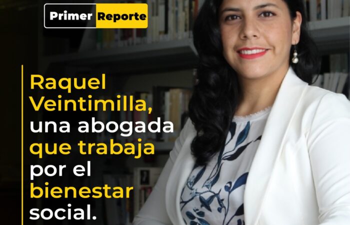 Raquel Veintimilla, una abogada que trabaja por el bienestar social