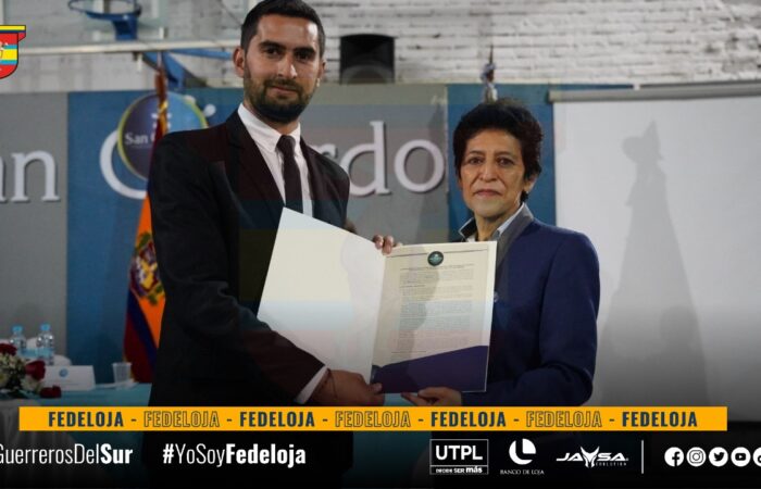 FedeLoja Firma Convenio Con Unidad Educativa San Gerardo