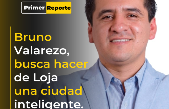 Bruno Valarezo, un hombre que busca hacer de Loja una ciudad inteligente.