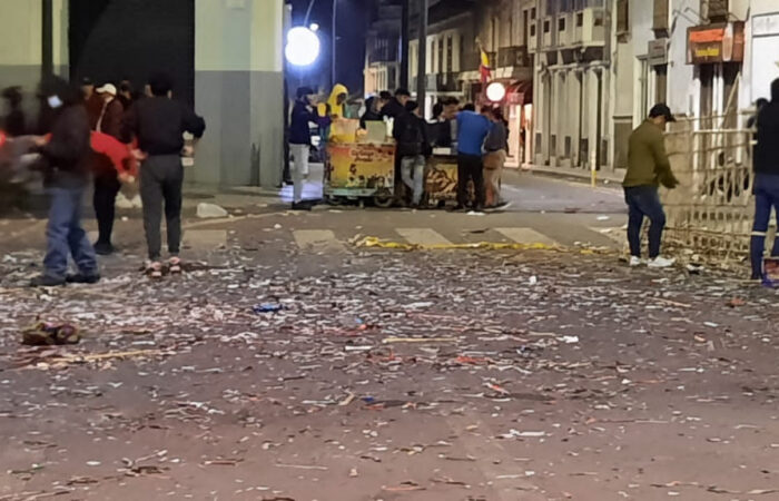 Tareas De Limpieza Se Redobló En Las Noches Del Peregrino