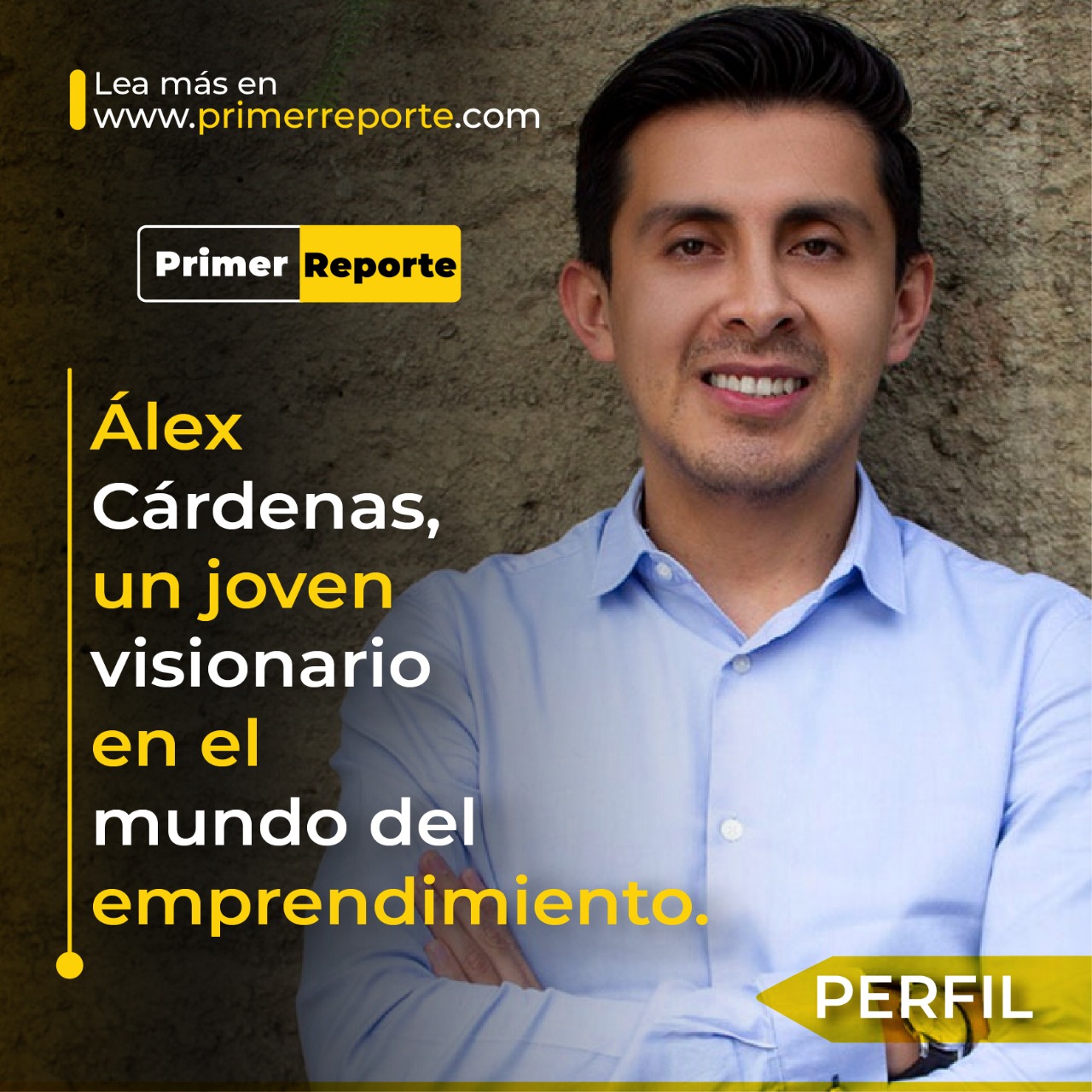 Álex Cárdenas, un joven visionario en el mundo del emprendimiento