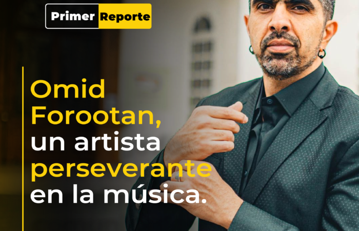 Omid Forootan, un artista perseverante en la música.