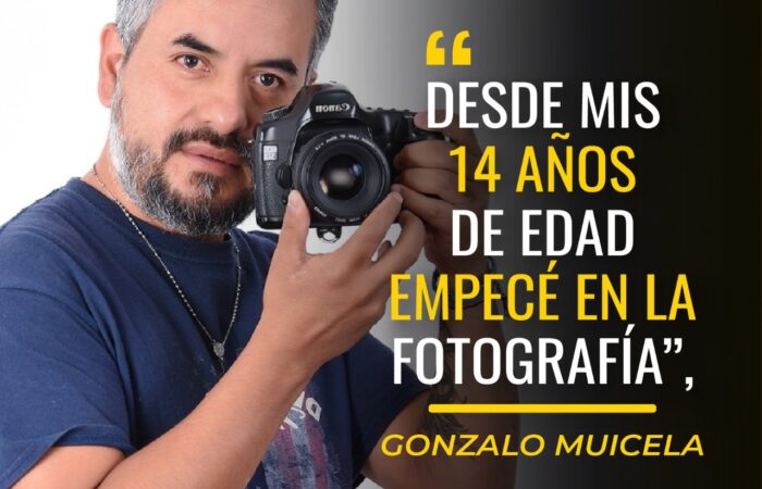 “Desde mis 14 años empecé en la fotografía”, Gonzalo Muicela.