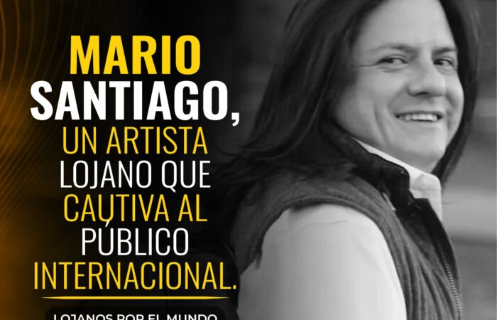 Mario Santiago Cárdenas, talentoso artista lojano