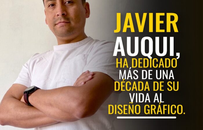 Javier Auqui, ha dedicado más de una década de su vida al Diseño Gráfico.